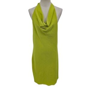 NWT See You Monday Lime Green Halter Dress